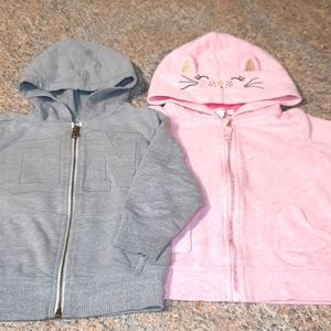 Two 18-24M Hoodies